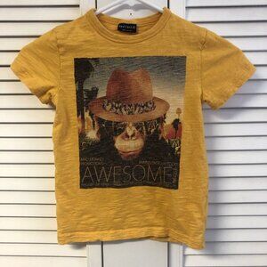 Next Size 5T Yellow Awesome Tee